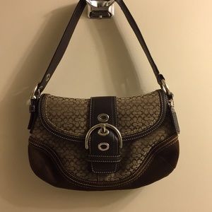 Authentic brown coach bag